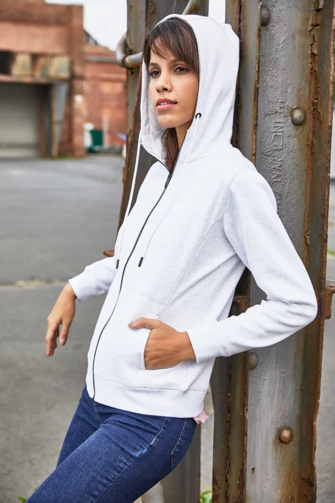 Damen Kapuzen Sweatjacke
