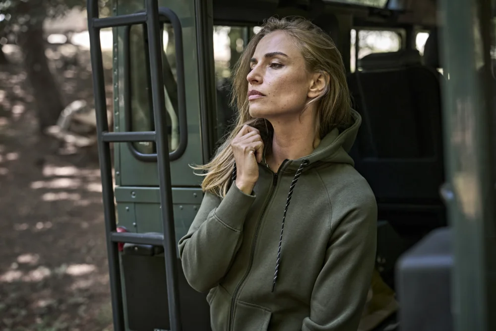 Ladies' Hooded Sweat Jacket
