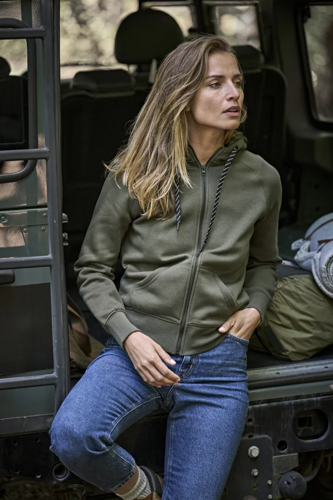 Ladies' Hooded Sweat Jacket