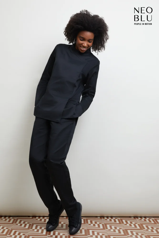 Damen Kochjacke langarm