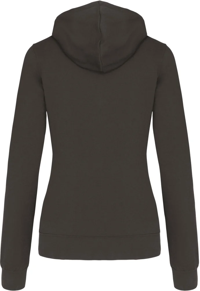 Damen Kontrast Kapuzen Sweater