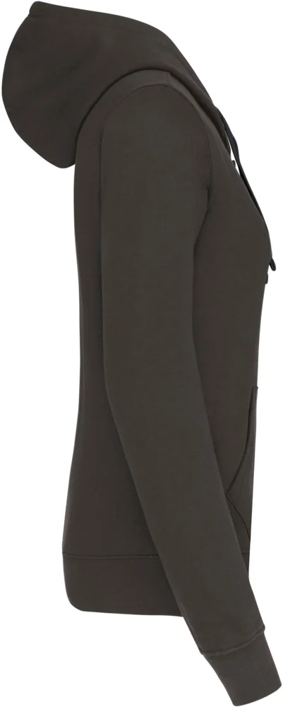 Damen Kontrast Kapuzen Sweater
