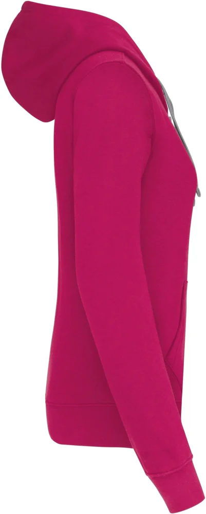 Damen Kontrast Kapuzen Sweater