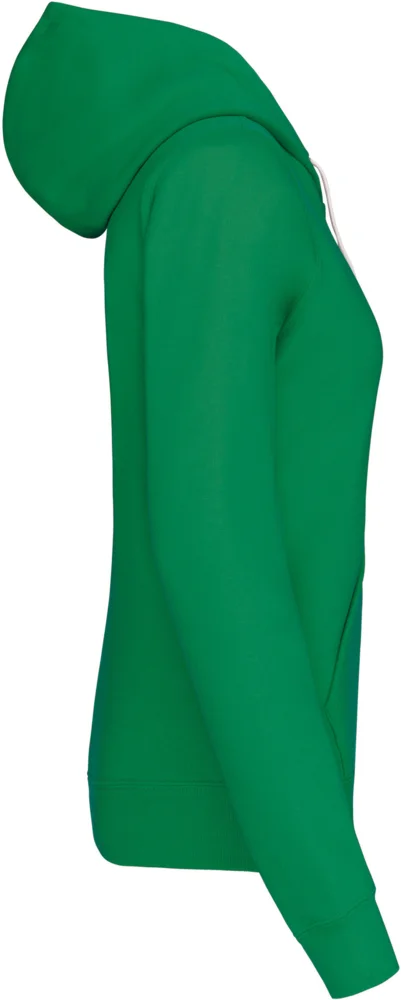 Damen Kontrast Kapuzen Sweater