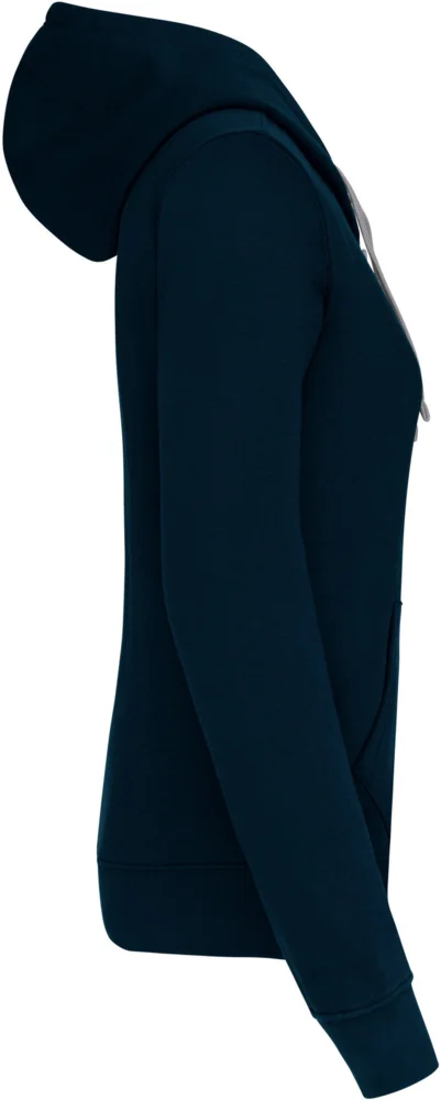 Damen Kontrast Kapuzen Sweater