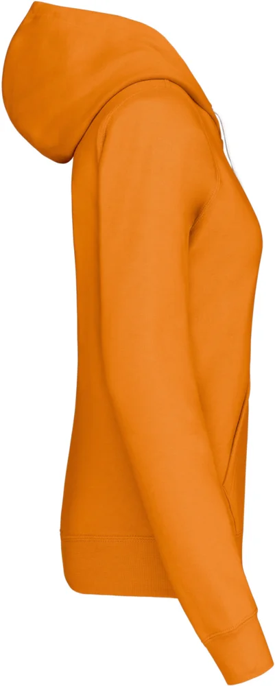 Damen Kontrast Kapuzen Sweater