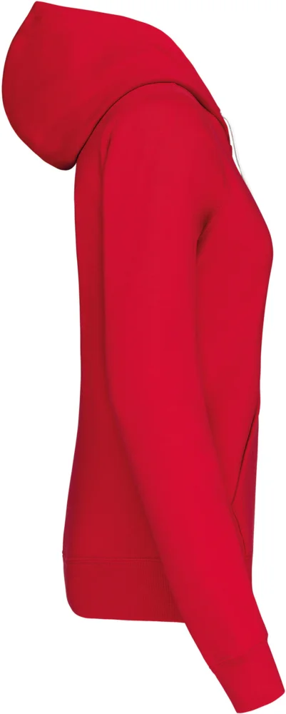 Damen Kontrast Kapuzen Sweater