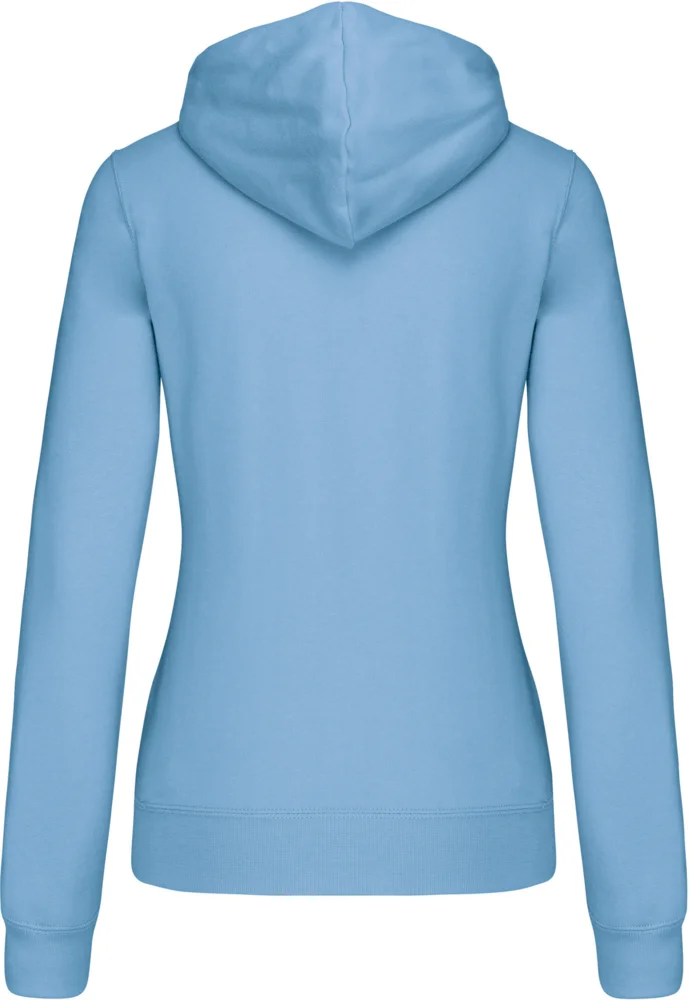 Damen Kontrast Kapuzen Sweater