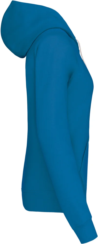 Damen Kontrast Kapuzen Sweater