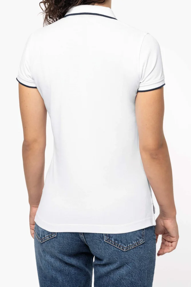Damen Kontrast Piqué Polo