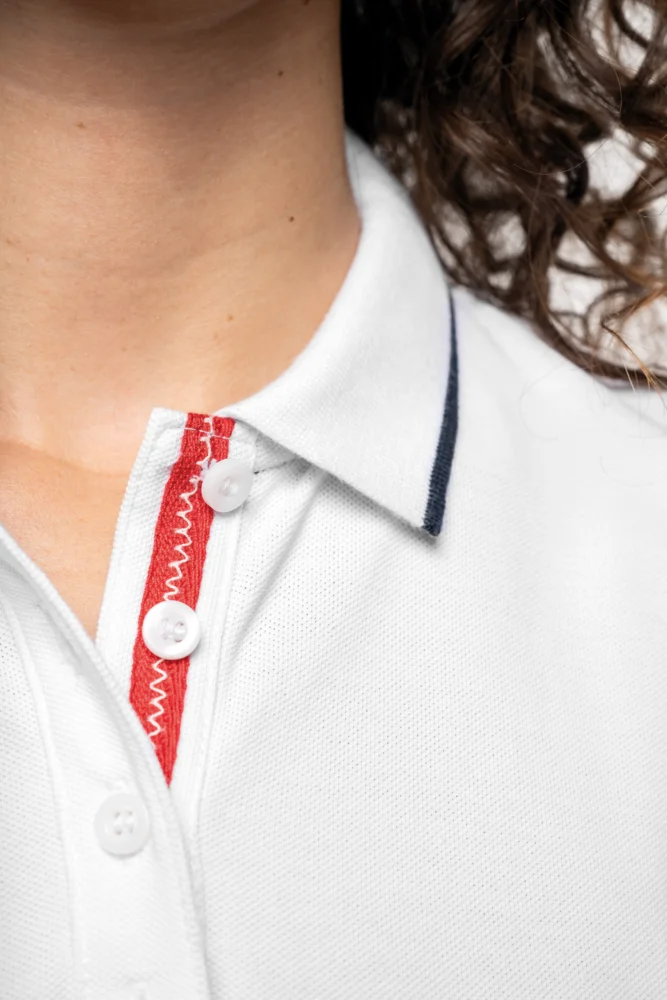 Damen Kontrast Piqué Polo
