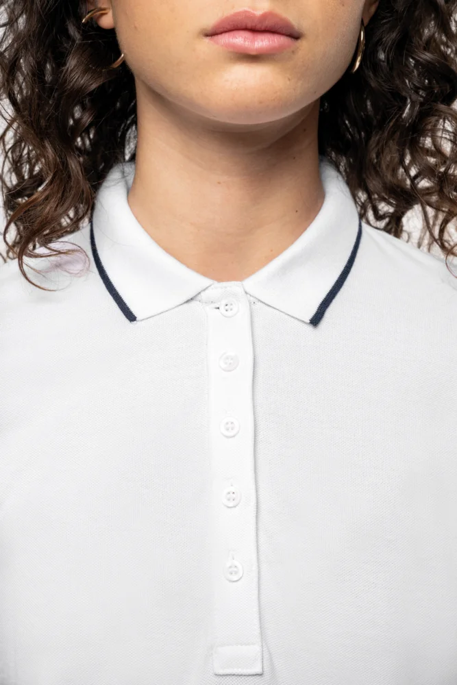 Damen Kontrast Piqué Polo