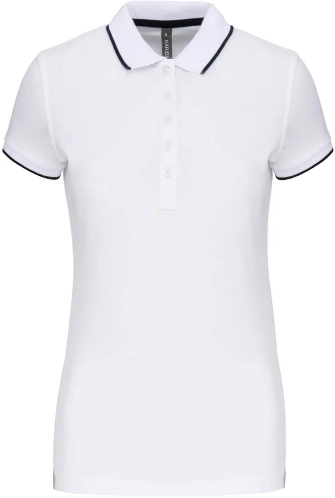 Damen Kontrast Piqué Polo
