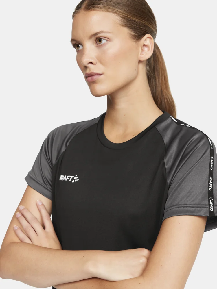 Damen Kontrast Sport Shirt