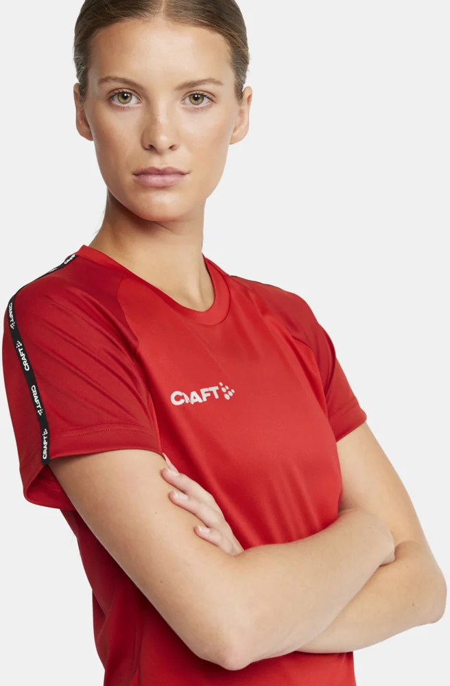 Damen Kontrast Sport Shirt