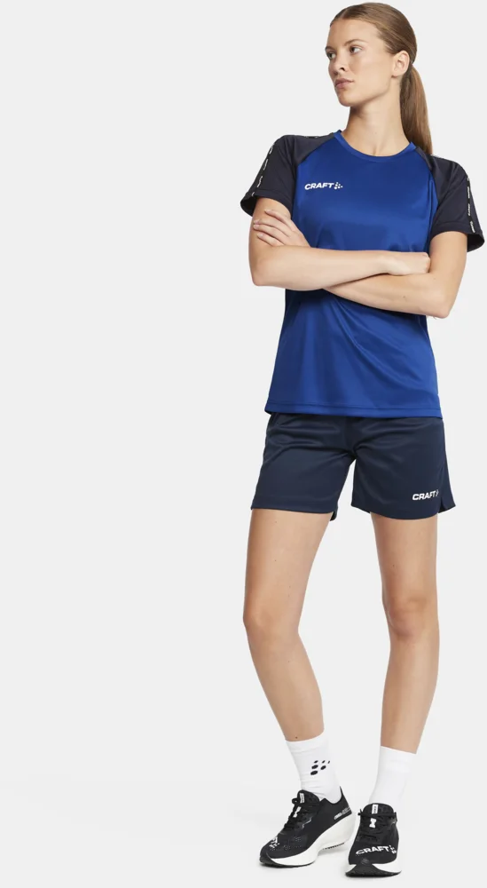 Damen Kontrast Sport Shirt