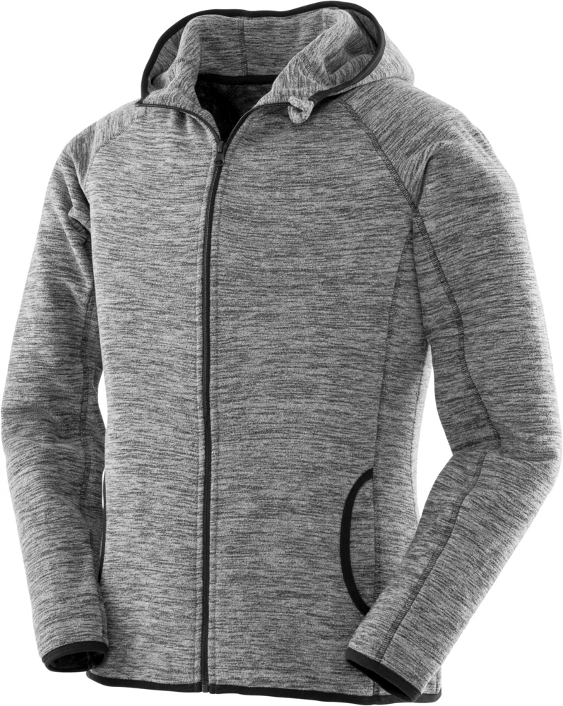 Damen Microfleece Kapuzenjacke