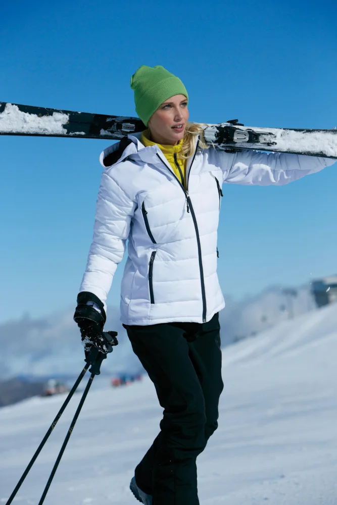 Damen Outdoor Hybrid Jacke