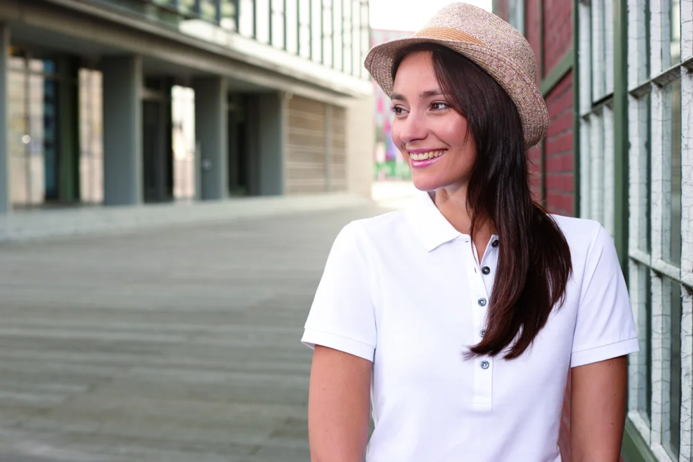Damen Pima Piqué Polo