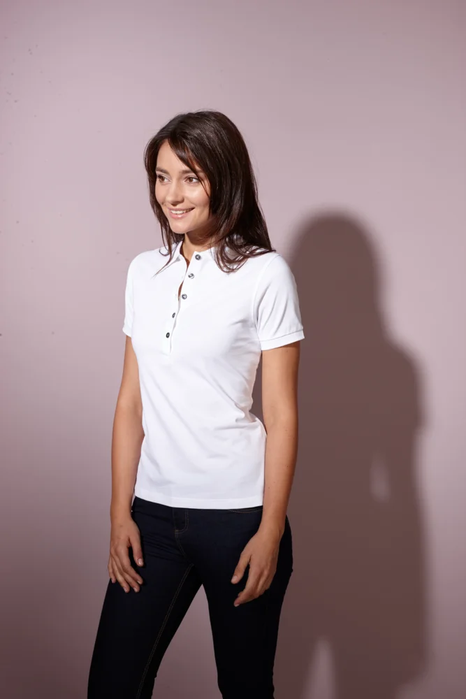 Damen Pima Piqué Polo