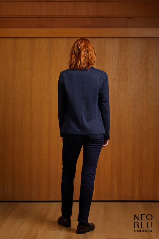 Damen Piqué Blazer