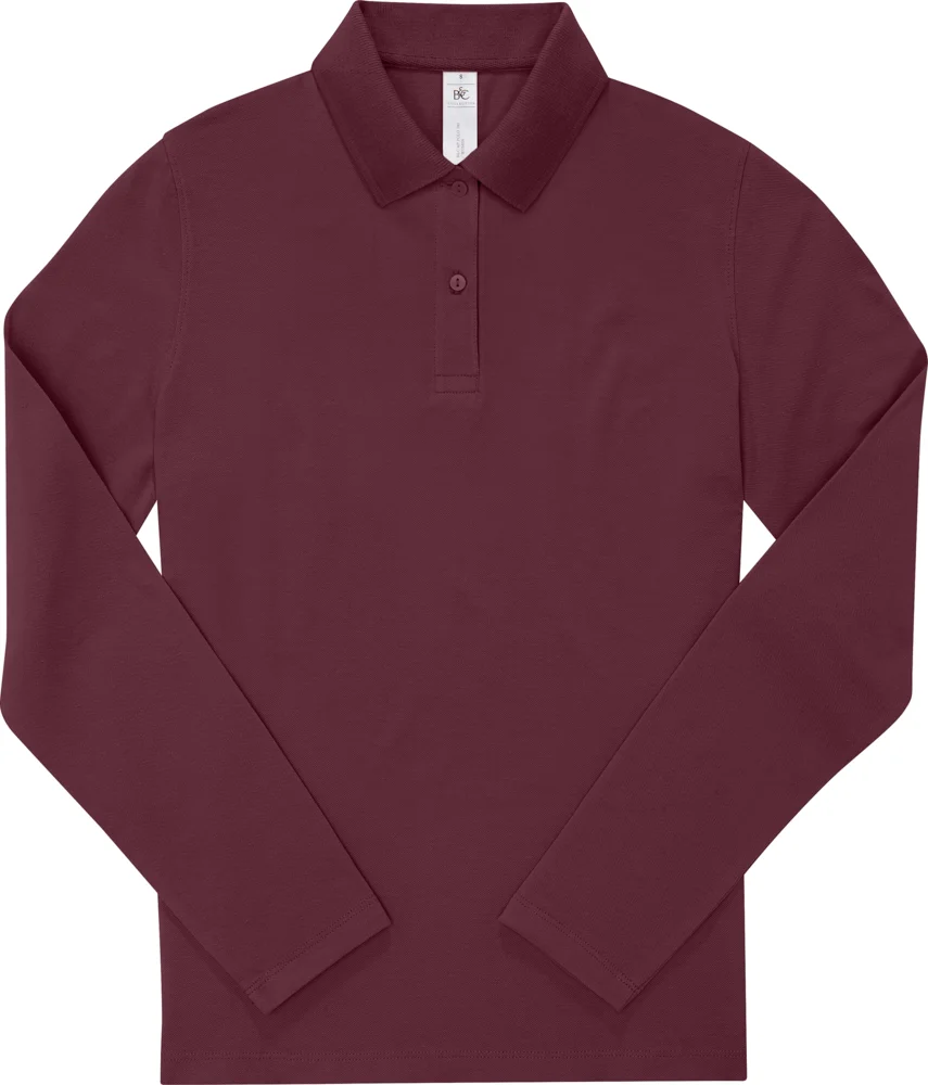 Damen Piqué Polo langarm