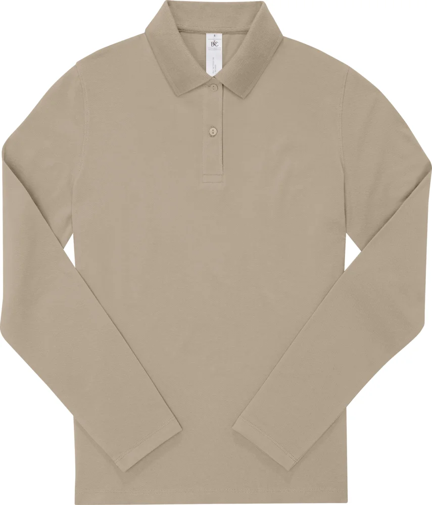 Damen Piqué Polo langarm