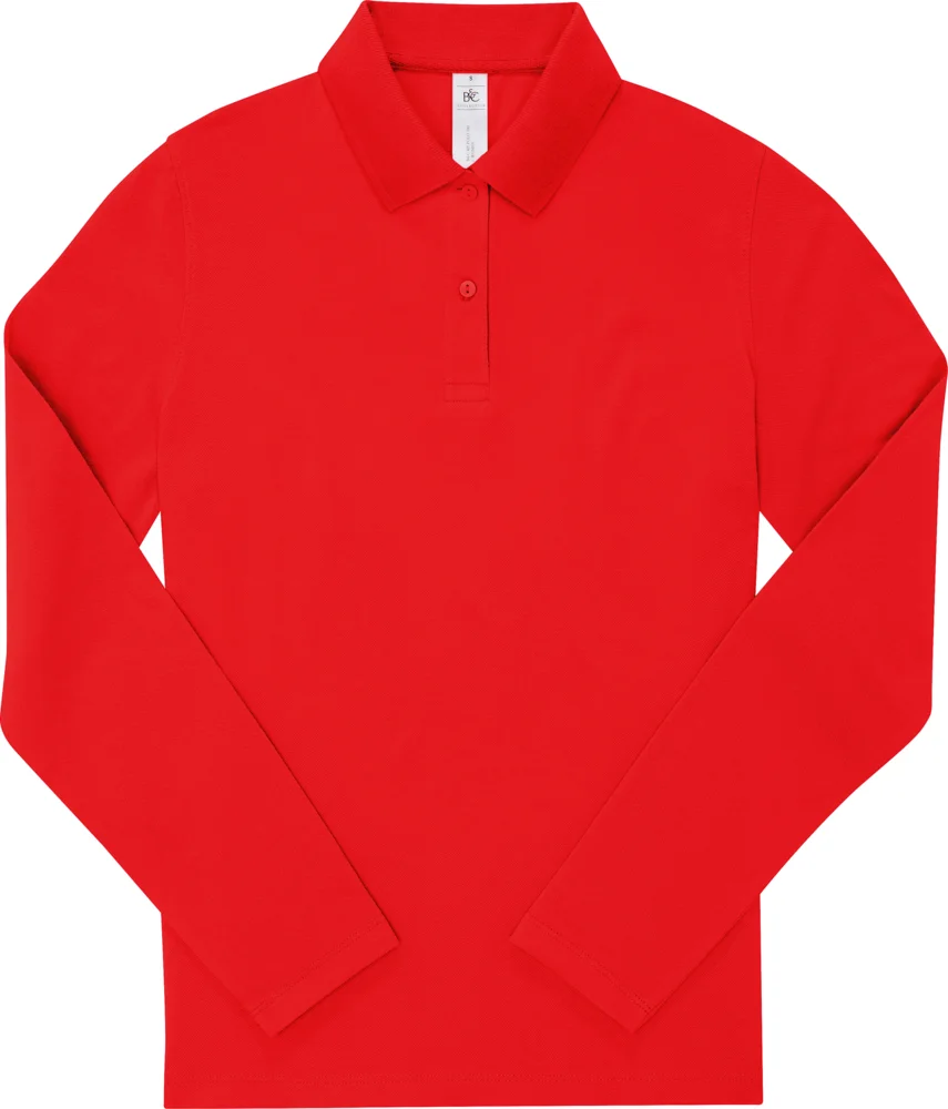 Damen Piqué Polo langarm