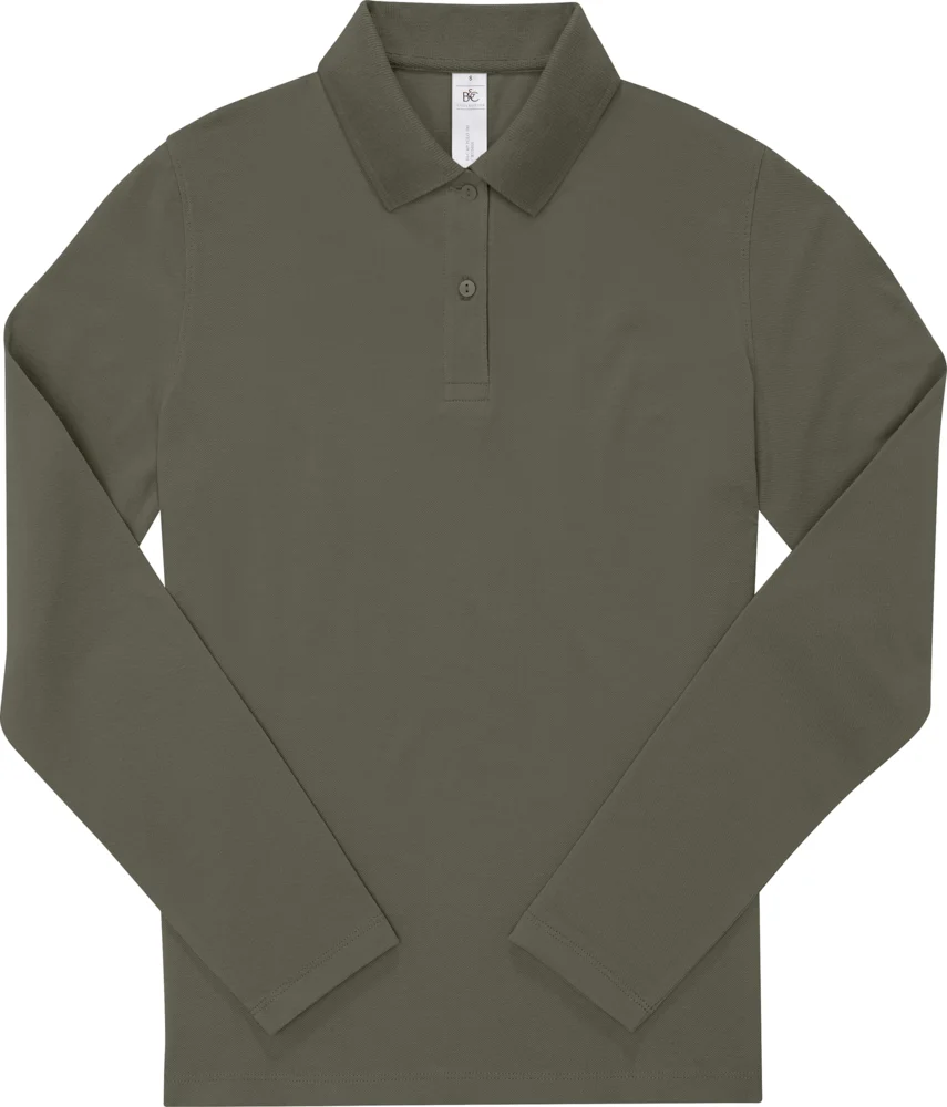 Damen Piqué Polo langarm