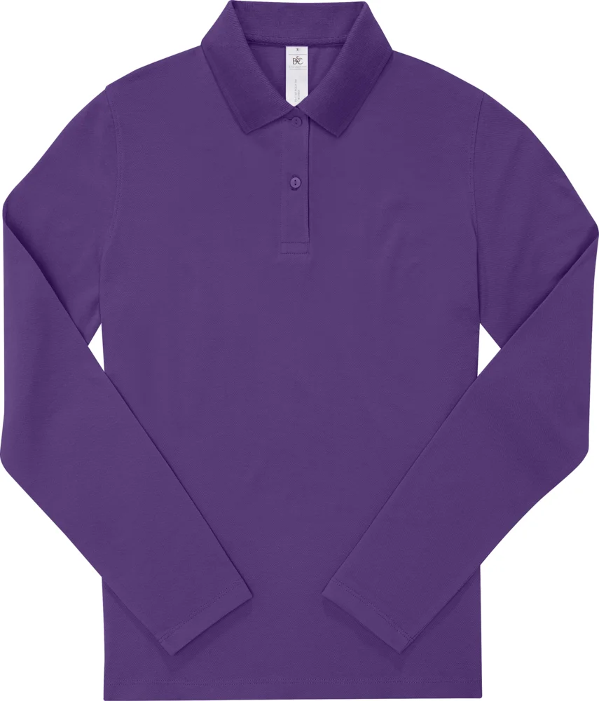 Damen Piqué Polo langarm