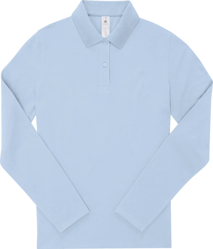 Damen Piqué Polo langarm
