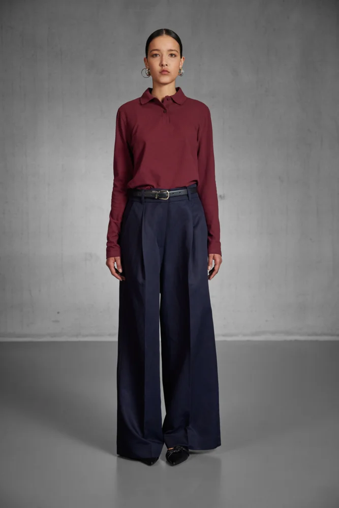 Damen Piqué Polo langarm