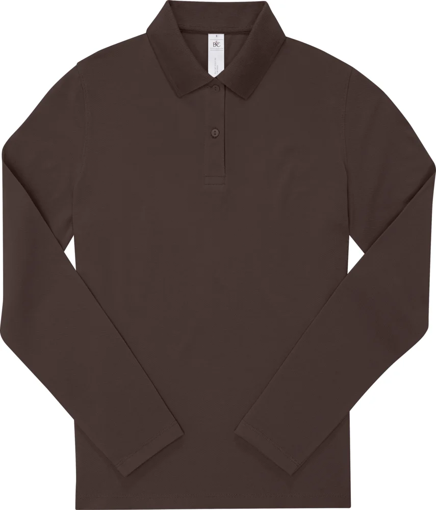 Damen Piqué Polo langarm