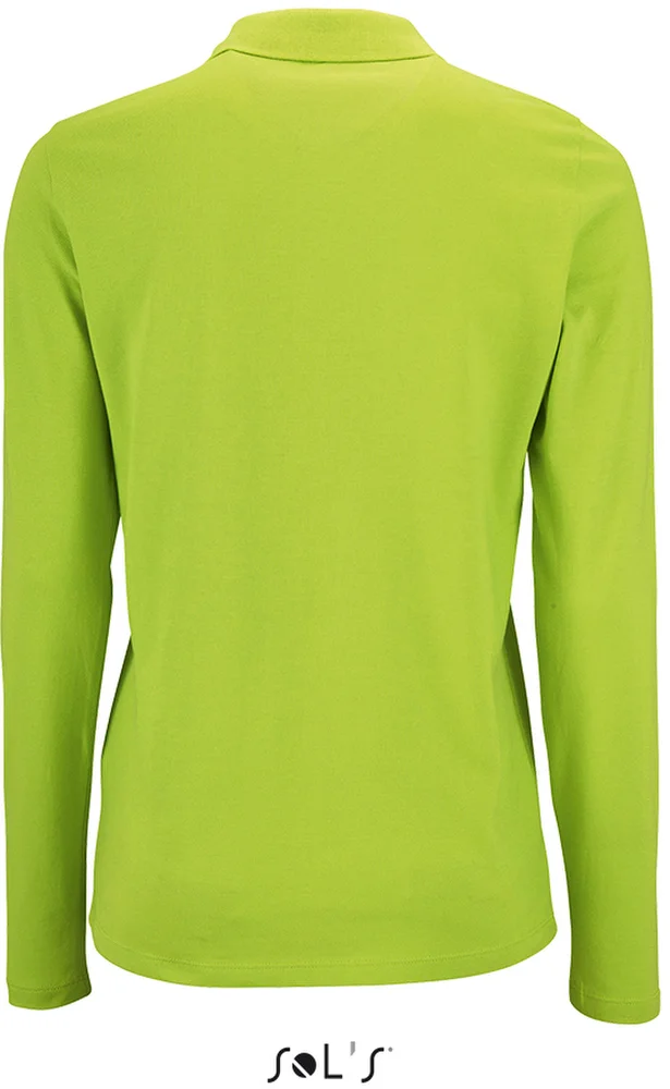 Damen Piqué Polo langarm