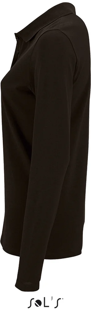 Damen Piqué Polo langarm