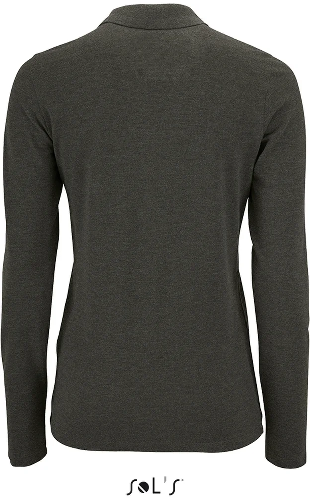 Damen Piqué Polo langarm