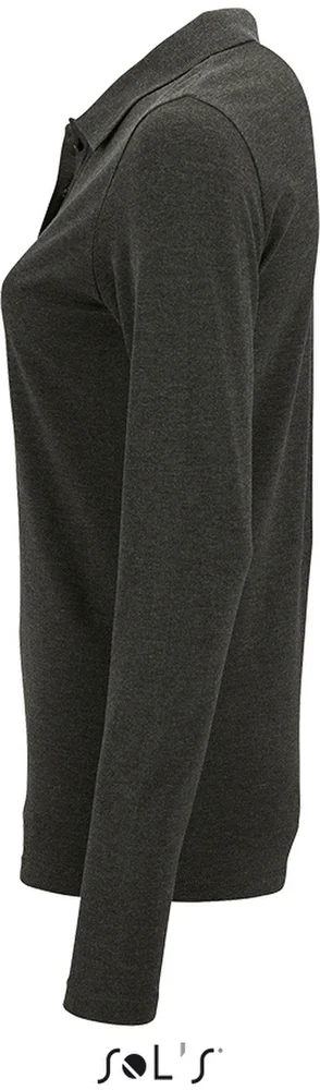 Damen Piqué Polo langarm