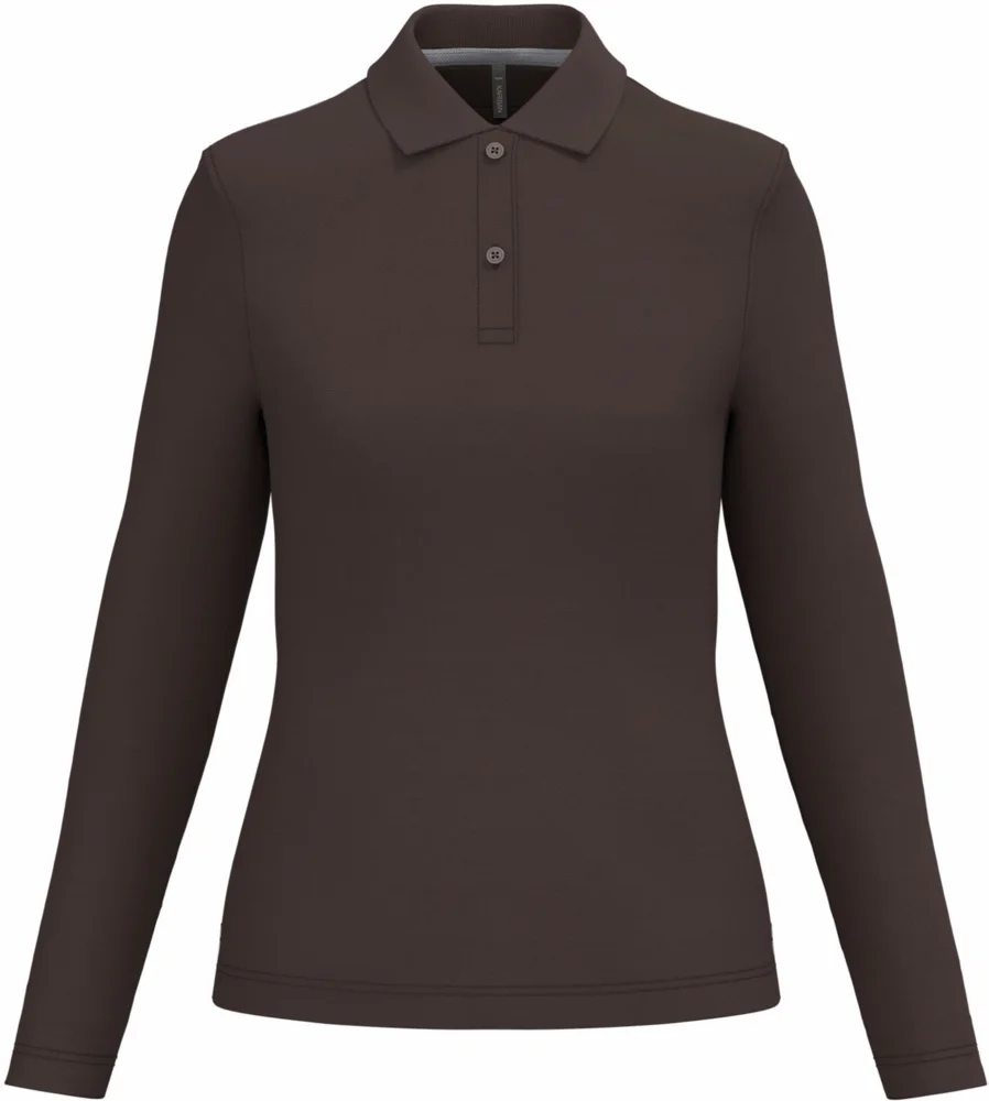Ladies' Piqué Polo long-sleeve