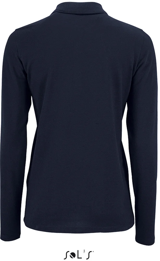 Damen Piqué Polo langarm