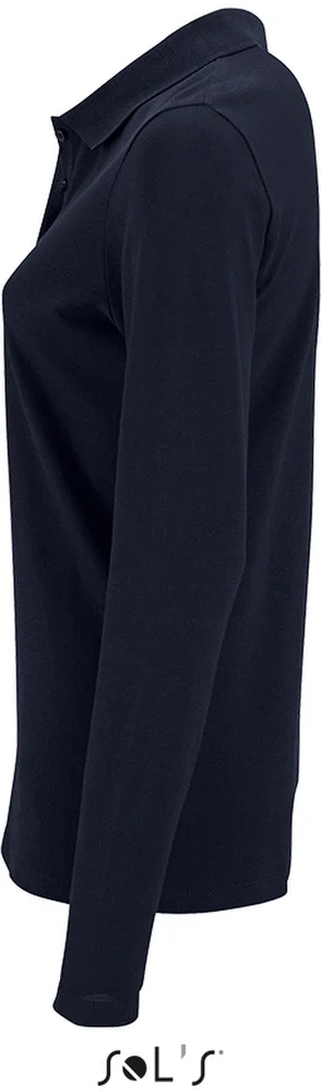 Damen Piqué Polo langarm