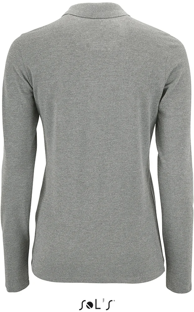 Damen Piqué Polo langarm