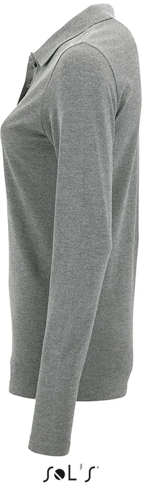 Damen Piqué Polo langarm