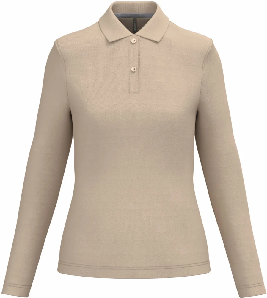 Ladies' Piqué Polo long-sleeve