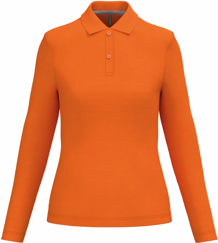 Ladies' Piqué Polo long-sleeve