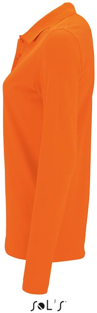 Damen Piqué Polo langarm