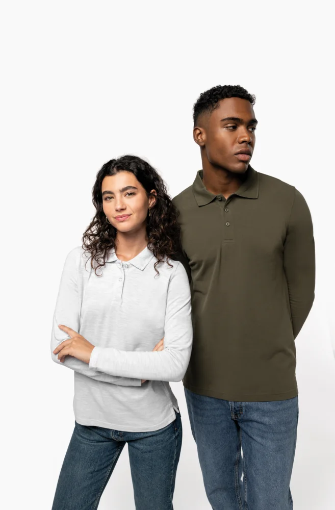 Ladies' Piqué Polo long-sleeve
