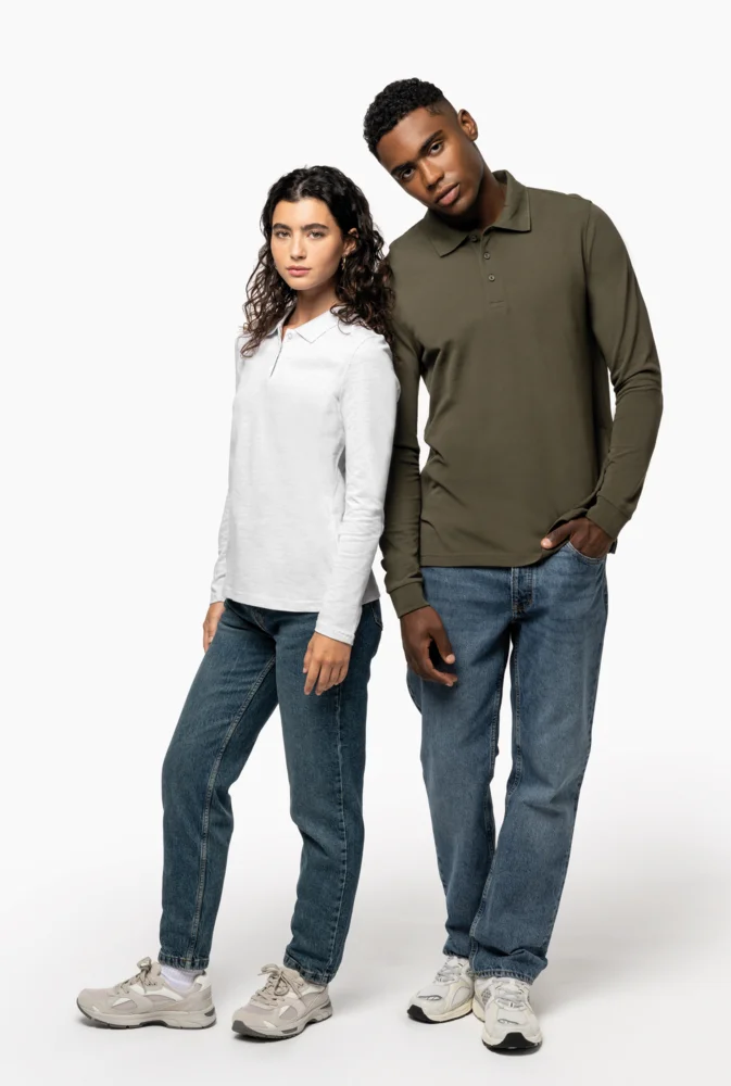 Ladies' Piqué Polo long-sleeve