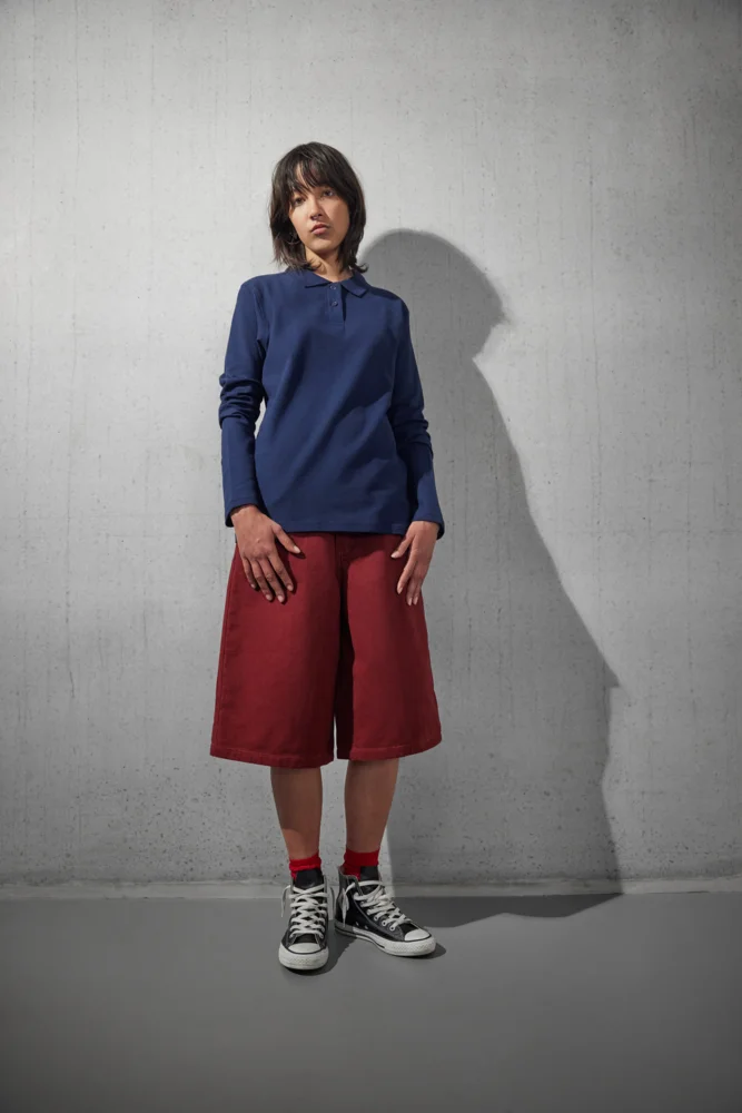 Ladies' Piqué Polo long-sleeve