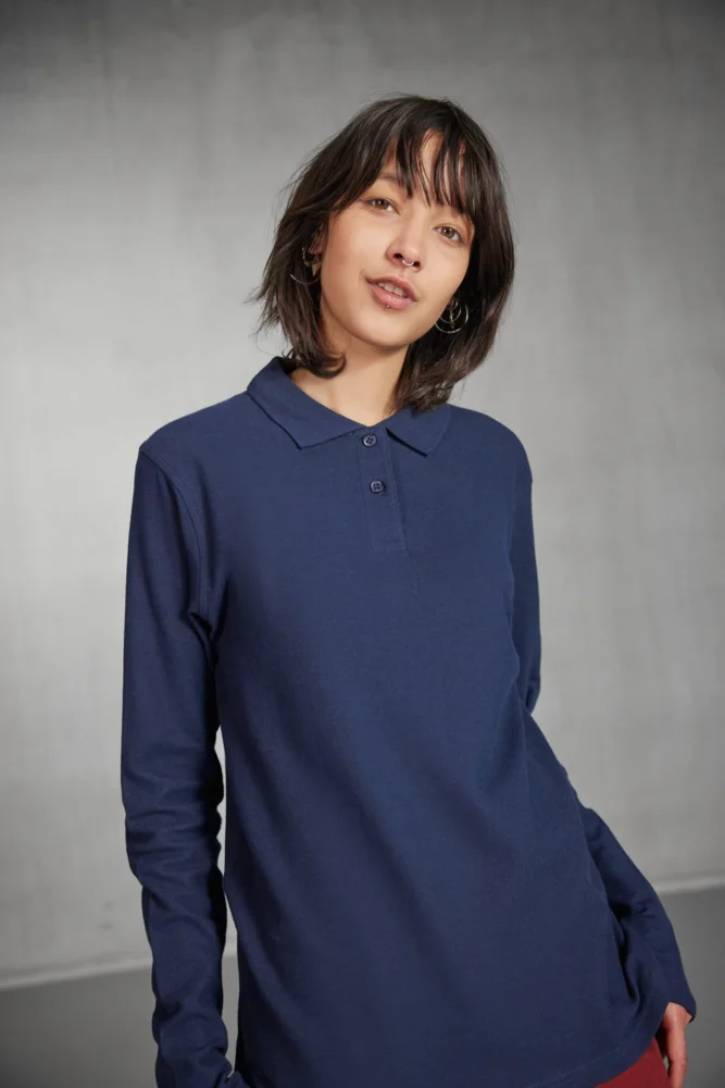 Ladies' Piqué Polo long-sleeve