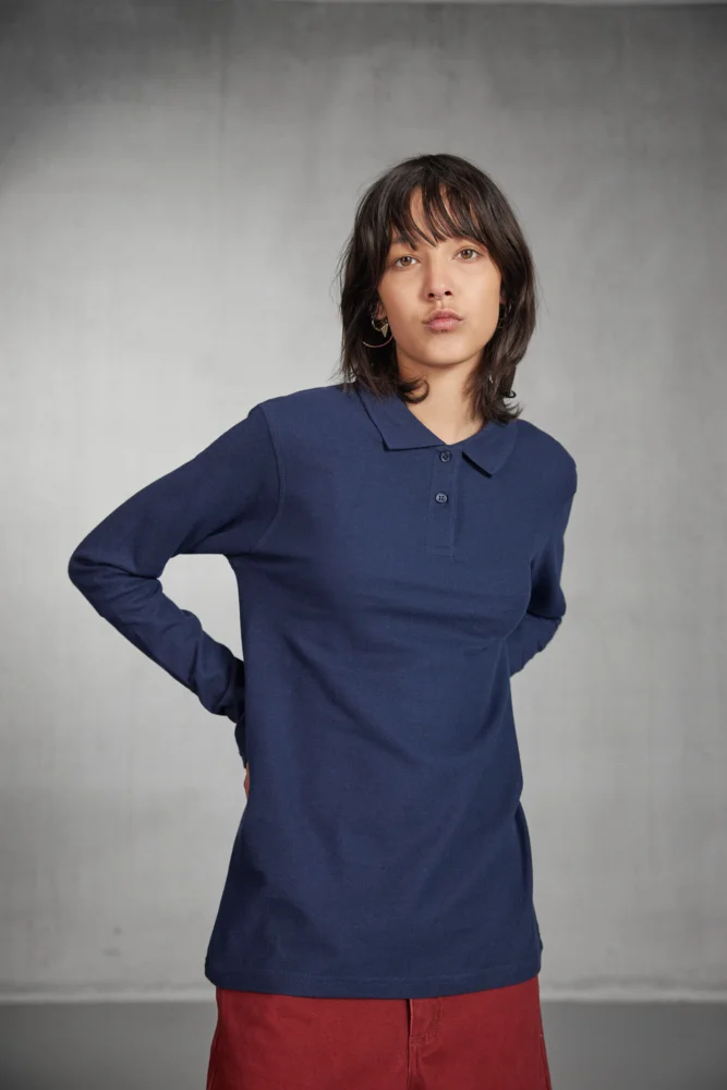 Ladies' Piqué Polo long-sleeve